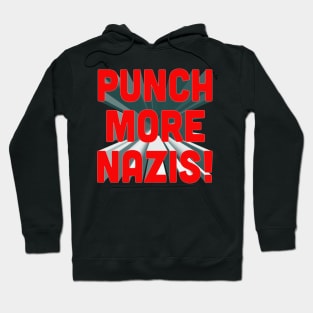 Punch More Nazis - Statement Design Hoodie